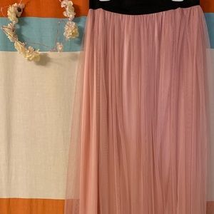 Blush pink midi tutu